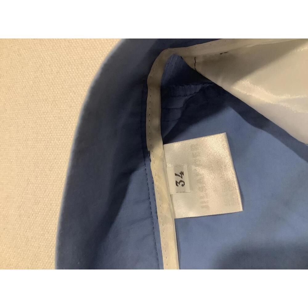 Jil Sander Blue Trousers 34 Minimalist Classic Cotton Twill Quiet Luxury Casual - Picture 5 of 5